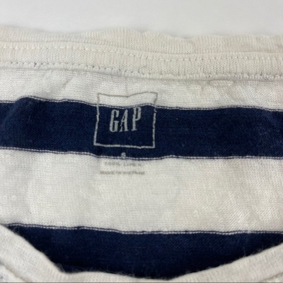 Gap Womens Shirt, Blue White Striped Small - Picture 5 of 6